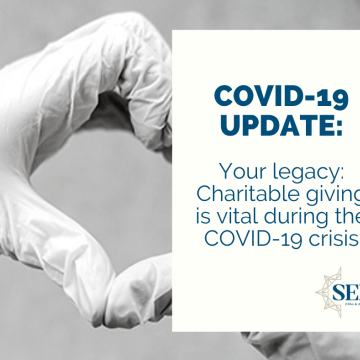 Your legacy: Charitable giving is vital during the COVID-19 crisis