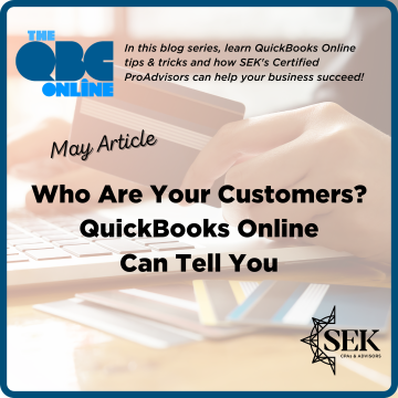 who are your customers? quickbooks online can tell you