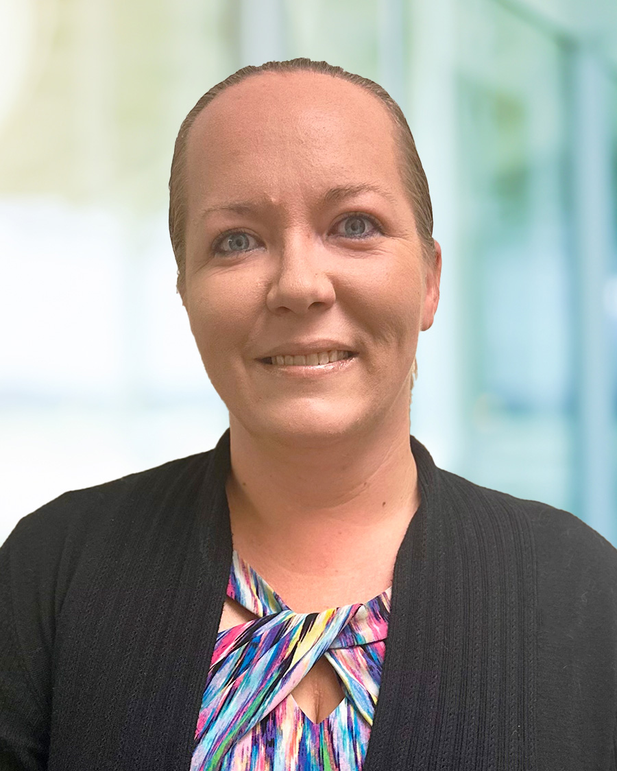 woman with black sweater