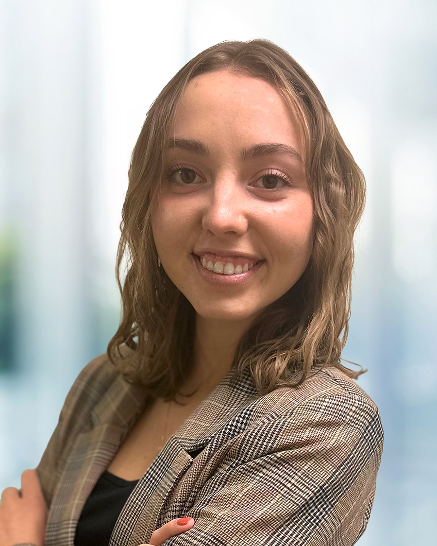 woman with brown jacket