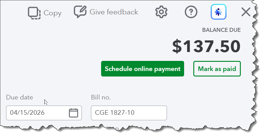 bill pay
