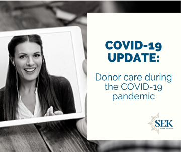 Donor care during the COVID-19 pandemic