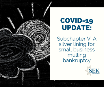 Subchapter V: A silver lining for small businesses mulling bankruptcy