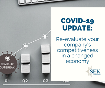 Re-evaluate your company’s competitiveness in a changed economy