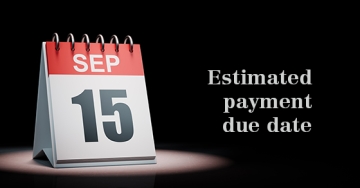next estimated tax payment deadline
