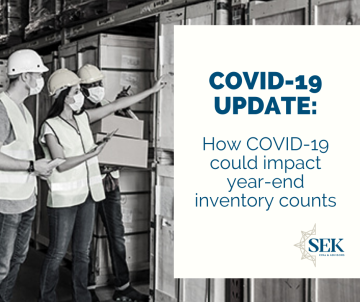How COVID-19 could impact year-end inventory counts