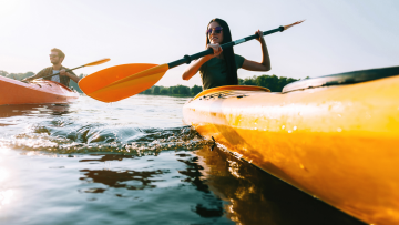 kayakers