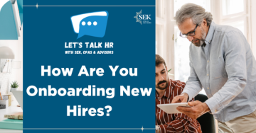 How are you onboarding new hires