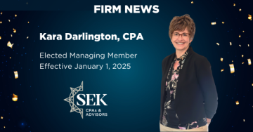 Kara Darlington elected Managing Member of SEK