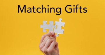 Matching gifts above a hand holding two puzzle pieces