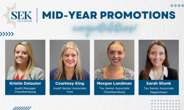 SEK Announces Mid-Year Promotions