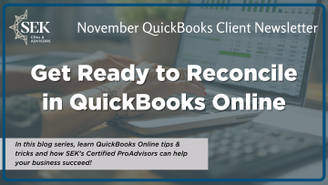 Get Ready to Reconcile in QuickBooks Online
