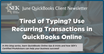 tired of typing use recurring transactions in quickbooks online