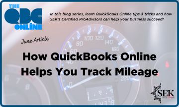 How QuickBooks Online helps you track mileage