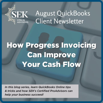 Progress invoicing for quickbooks