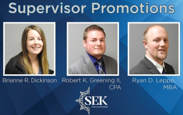 SEK Announces Supervisor Promotions