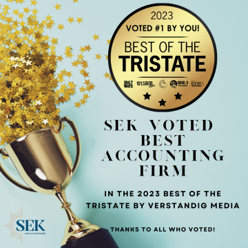 SEK Named Best Accounting Firm in the Tristate
