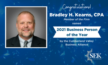 SEK, CPAs & Advisors Member of the Firm Named 2021 Business Person of the Year