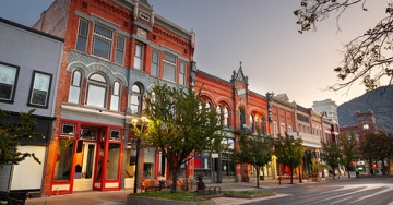 businesses on the street