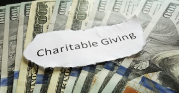 charitable giving over money