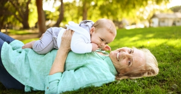 grandma and baby
