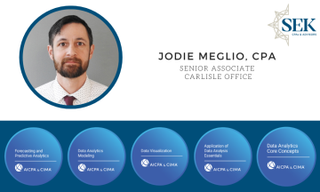 Jodie Meglio, CPA Earns Data Analyst Certificate Bundle