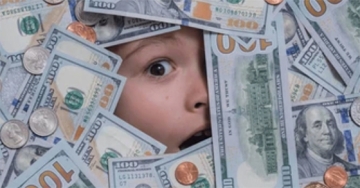 kid with a lot of money