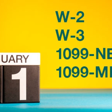Forms W-2 and 1099-NEC are due to be filed soon