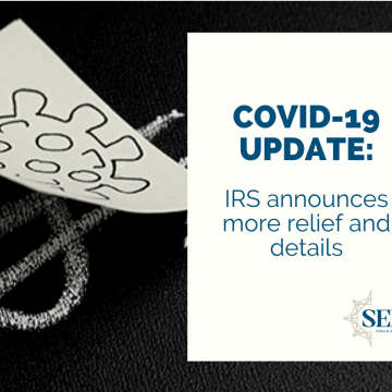 COVID-19: IRS announces more relief and details
