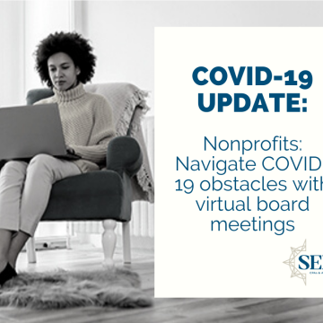 Nonprofits: Navigate COVID-19 obstacles with virtual board meetings
