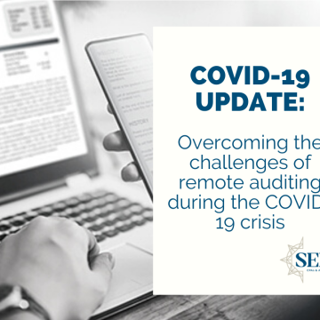 Overcoming the challenges of remote auditing during the COVID-19 crisis