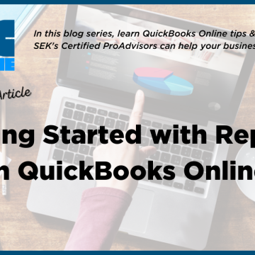 Getting started with reports in QuickBooks Online