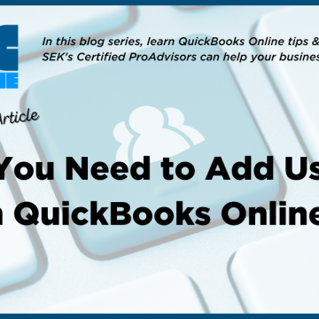 Do you need to add users in QuickBooks Online?