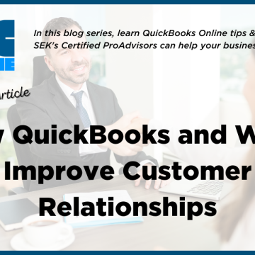 How QuickBooks and Word improve customer relationships