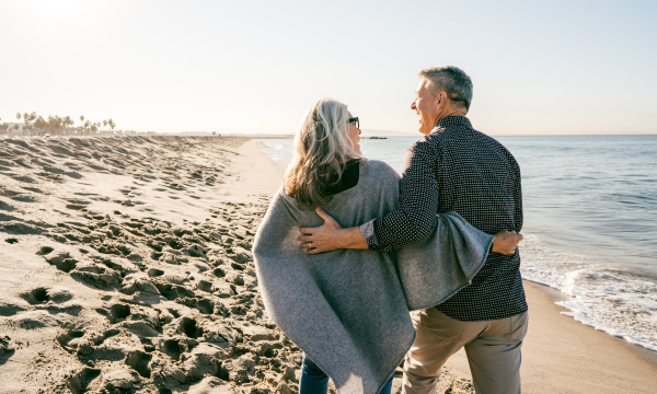 couple on the beach
