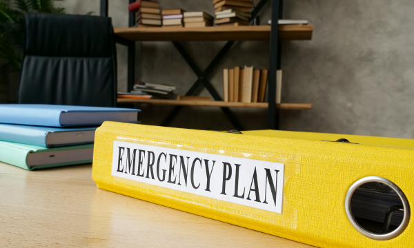 emergency plan binder