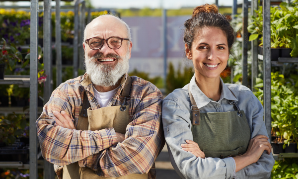 father and daughter business owners