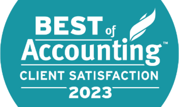 best of accounting client satisfaction award 2023