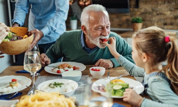dinner elderly
