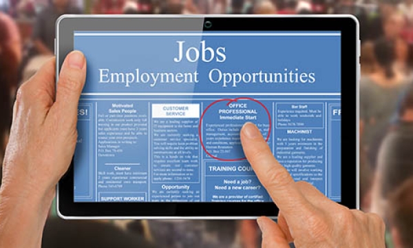 employment opportunities on tablet