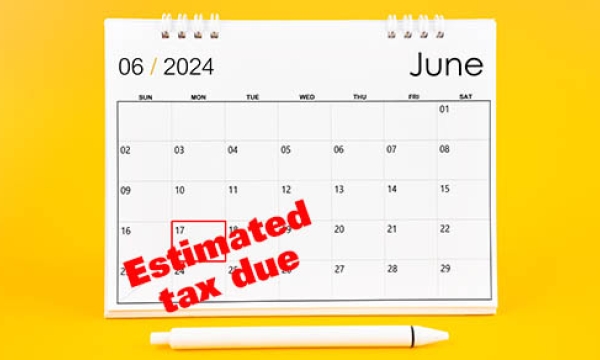 estimated tax calendar