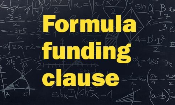 Formula funding clause