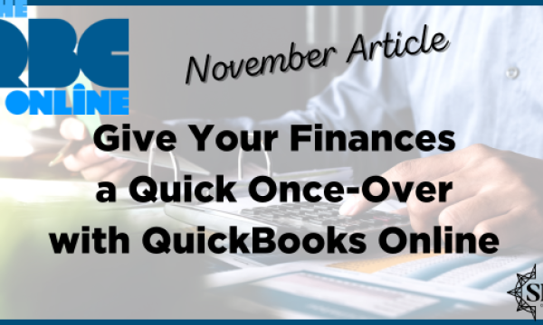 give your finances a quick once over with quickbooks online