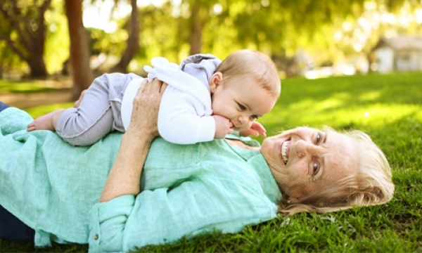 grandma and baby