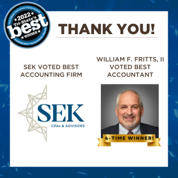 SEK Wins Two Categories in Tri-State’s Best Awards
