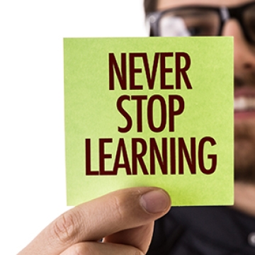 Never stop learning