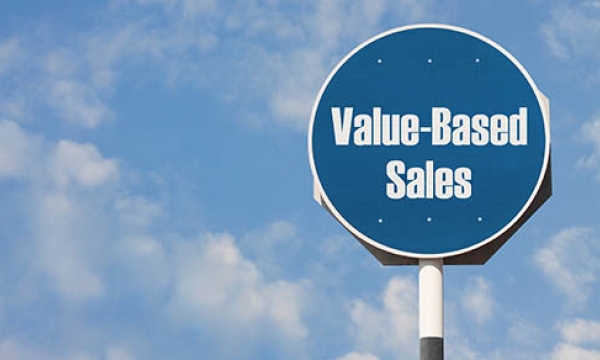 Value Based Sales Sign