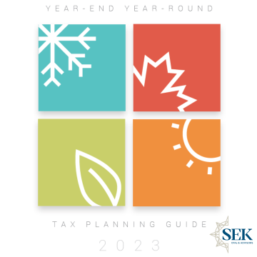 2023 Year-End Year-Round Tax Planning Guide