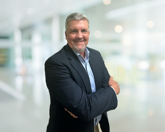 man with blue jacket