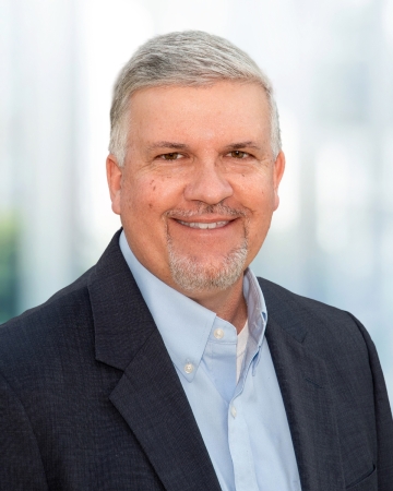 man with blue jacket